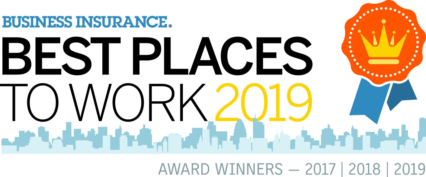 2017, 2018, 2019 Best Places to Work Insurance Award Winners